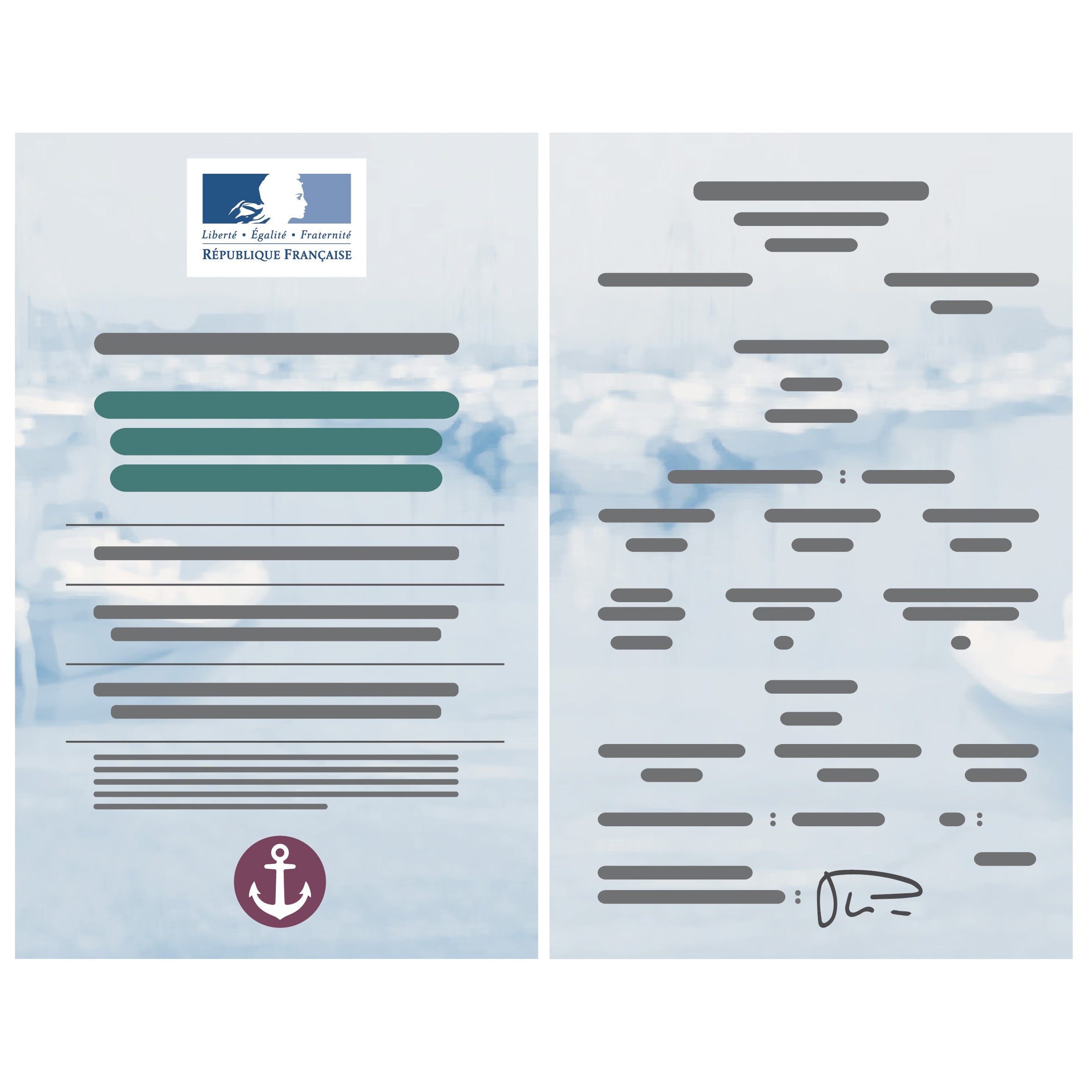 Carte de circulation fluviale